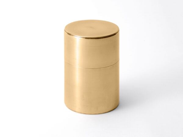 Kaikado Brass 200g Caddy with floating inner lid