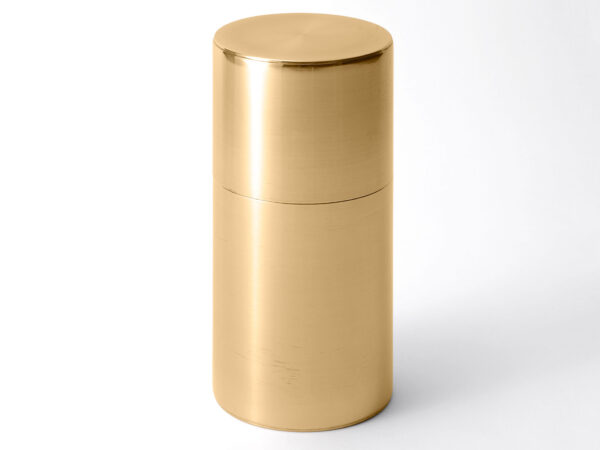 Kaikado Brass 400g Caddy with floating inner lid