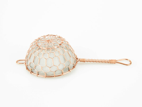 Kanaami-Tsuji infuser/strainer (copper with metal handle)