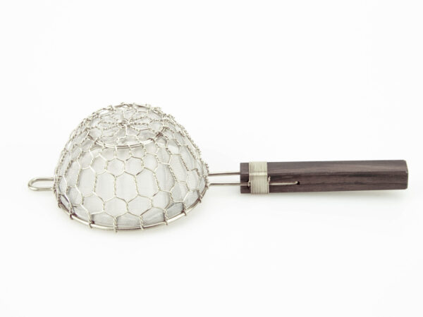 Kanaami-Tsuji infuser/strainer (stainless steel with wood handle)